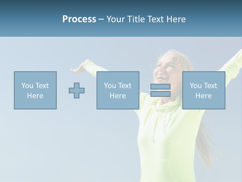 Girl In Uniform PowerPoint Template