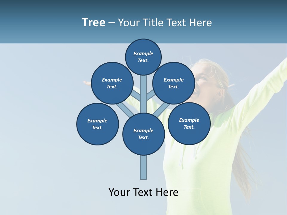 Girl In Uniform PowerPoint Template