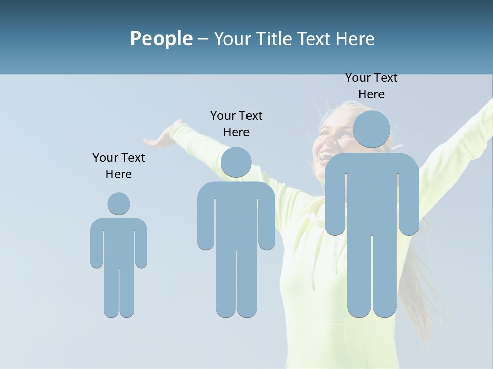 Girl In Uniform PowerPoint Template