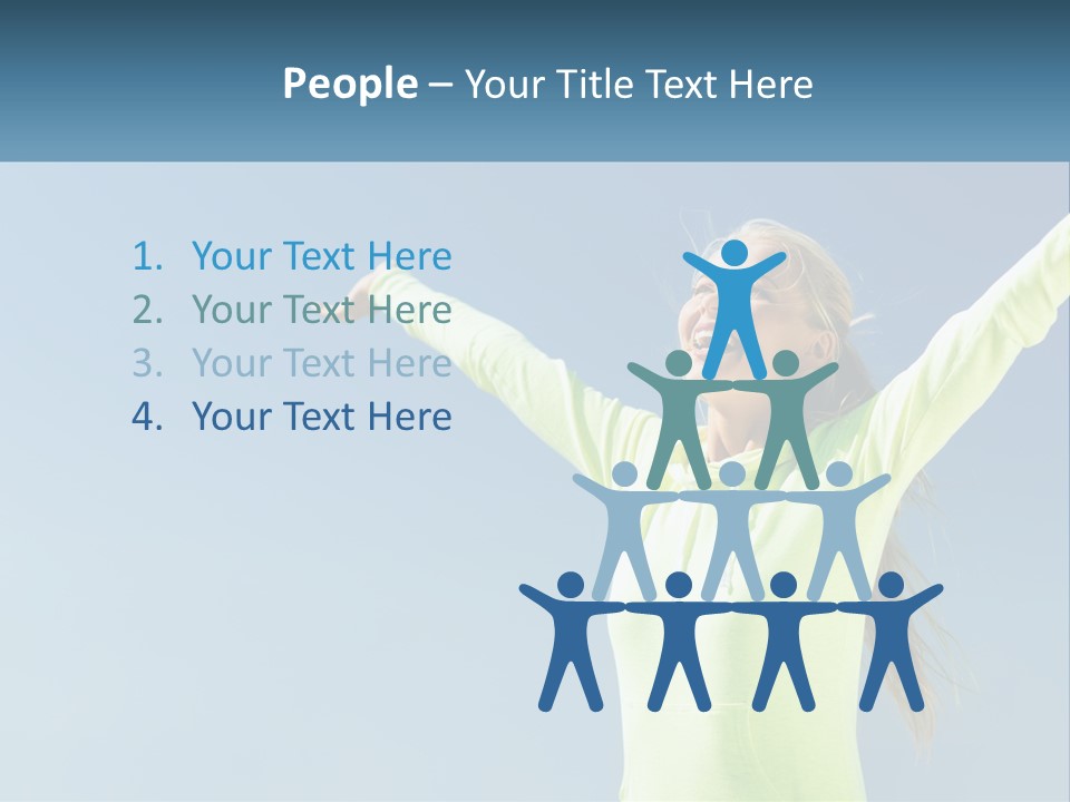 Girl In Uniform PowerPoint Template