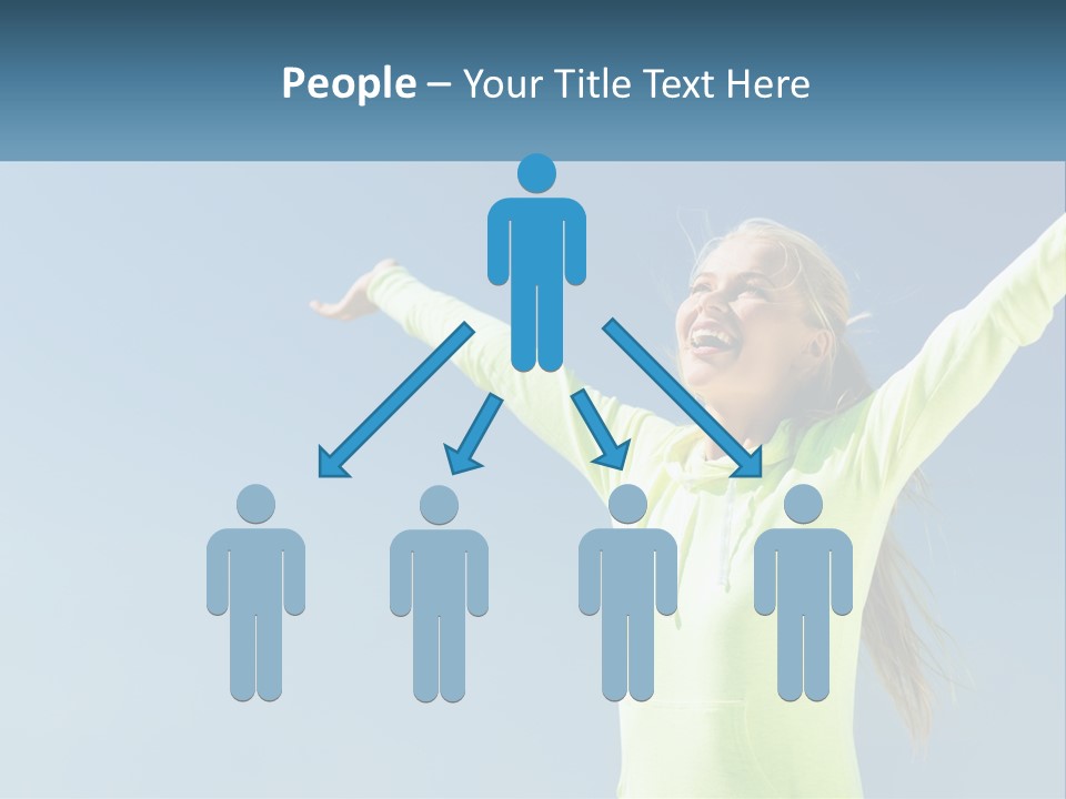 Girl In Uniform PowerPoint Template