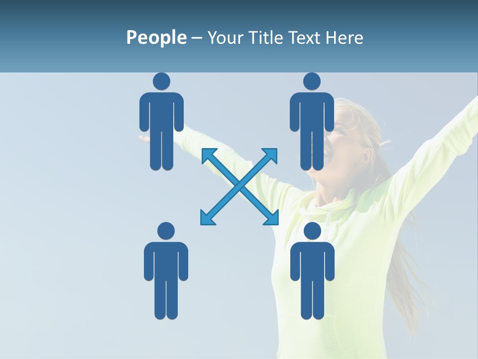 Girl In Uniform PowerPoint Template