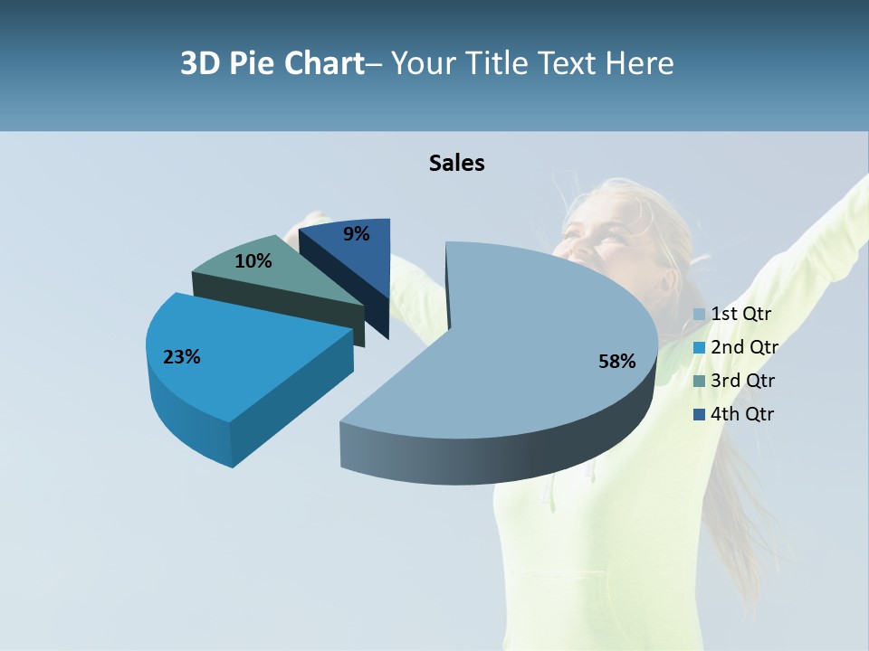 Girl In Uniform PowerPoint Template