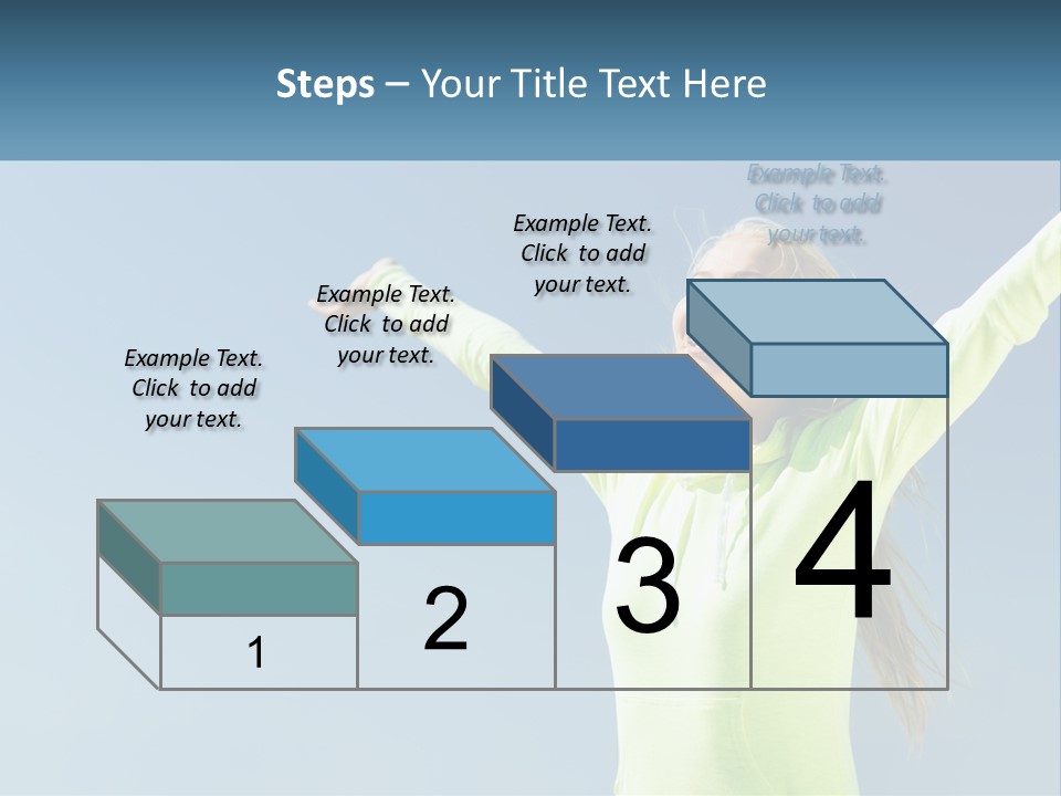 Girl In Uniform PowerPoint Template