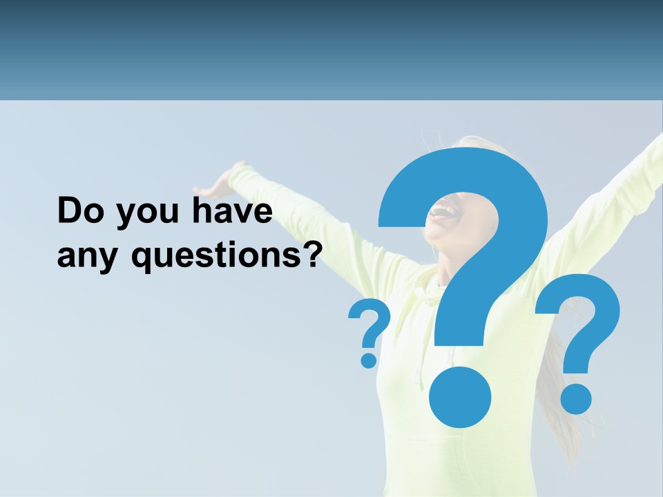 Girl In Uniform PowerPoint Template