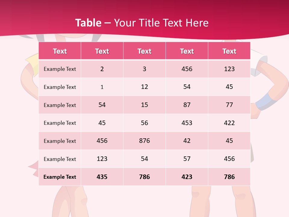 Cartoon Boy And Girl PowerPoint Template