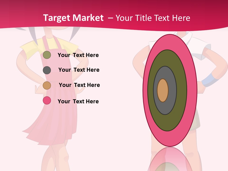 Cartoon Boy And Girl PowerPoint Template