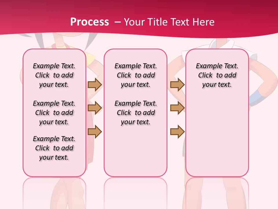 Cartoon Boy And Girl PowerPoint Template