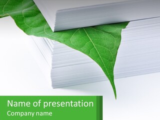 Eco Paper PowerPoint Template