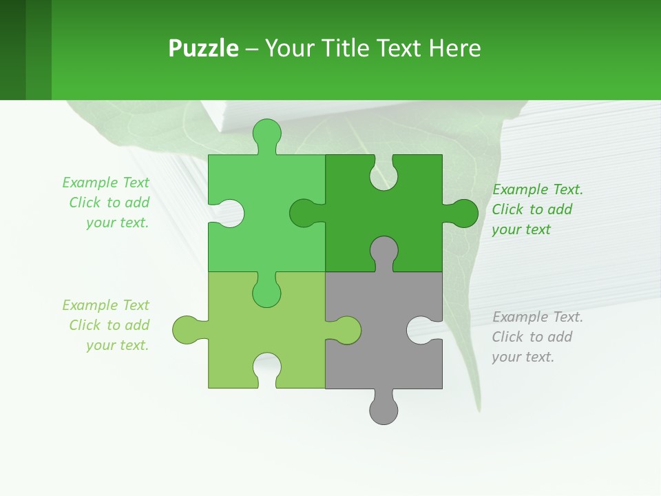 Eco Paper PowerPoint Template