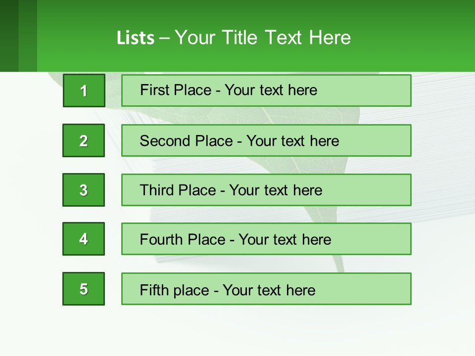 Eco Paper PowerPoint Template