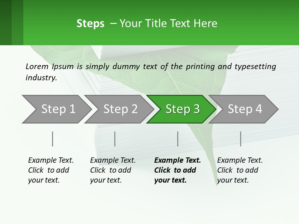 Eco Paper PowerPoint Template