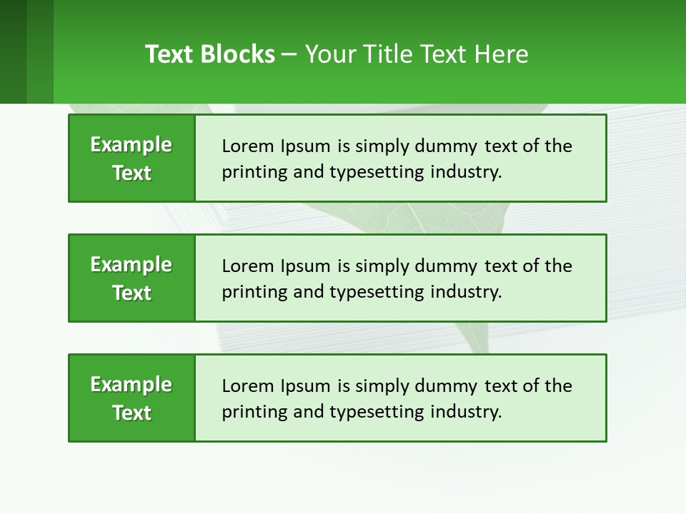 Eco Paper PowerPoint Template