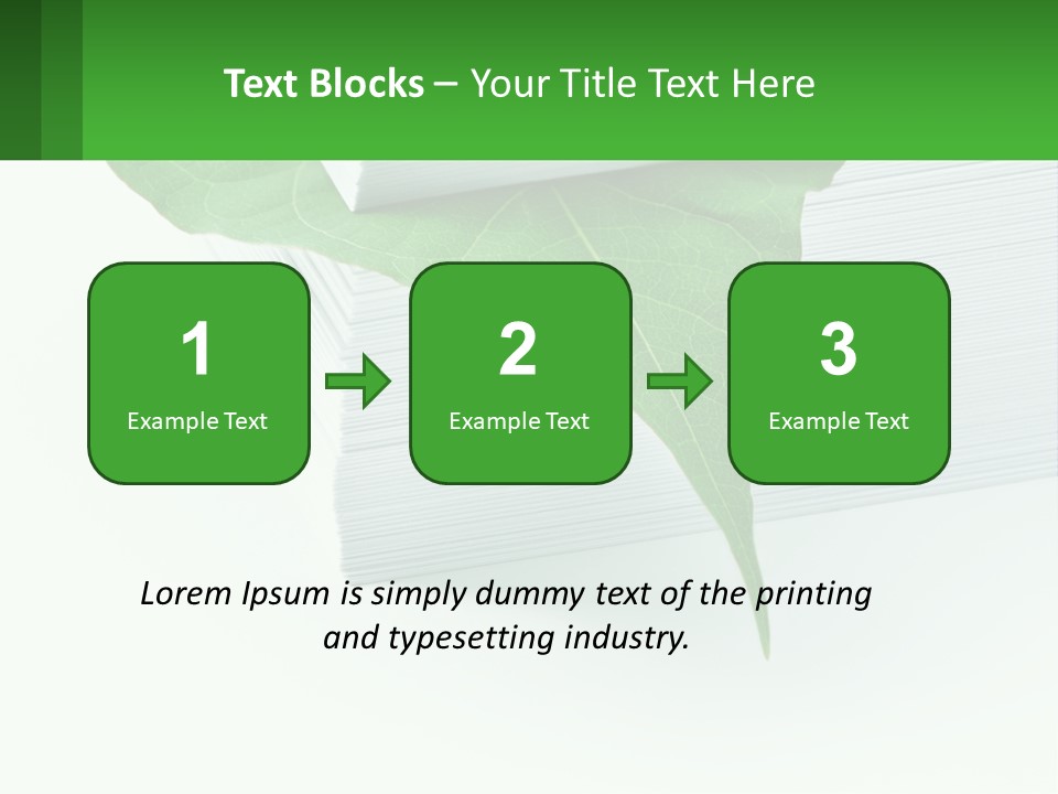 Eco Paper PowerPoint Template
