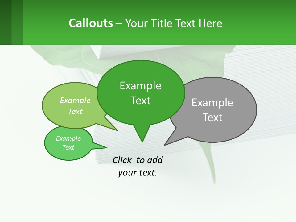 Eco Paper PowerPoint Template