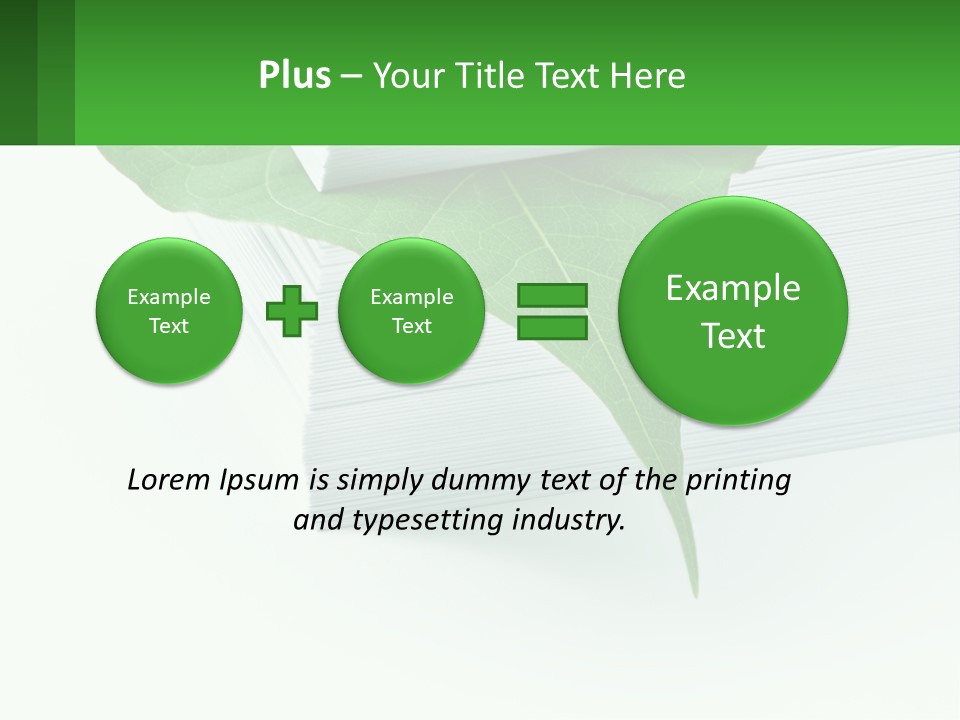 Eco Paper PowerPoint Template
