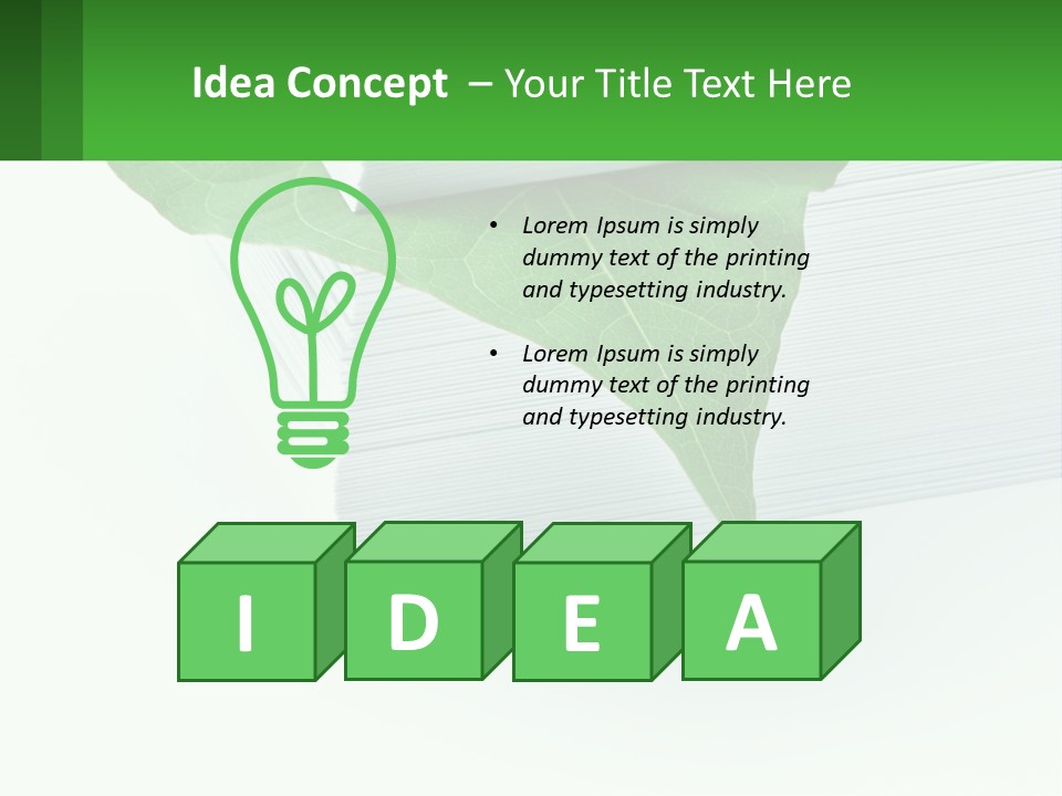 Eco Paper PowerPoint Template