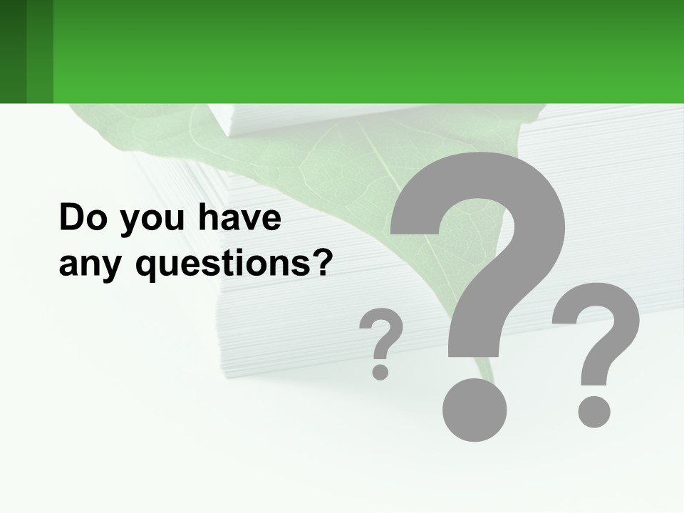 Eco Paper PowerPoint Template