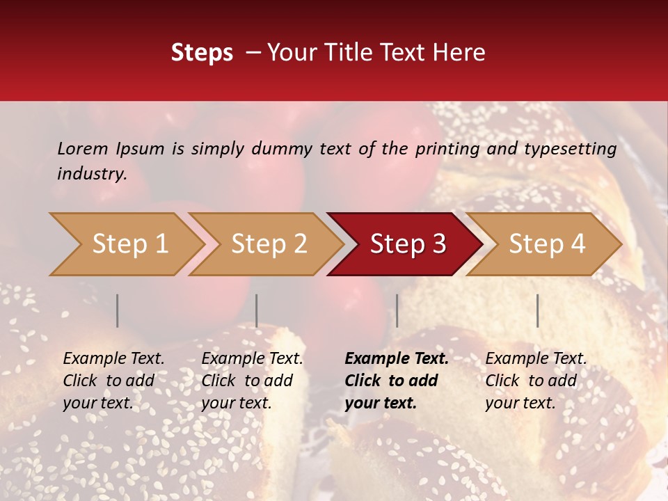 Bread And Tomatoes PowerPoint Template