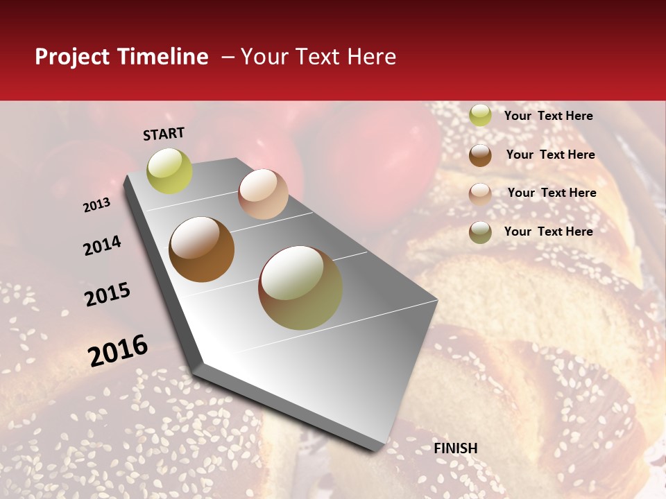 Bread And Tomatoes PowerPoint Template