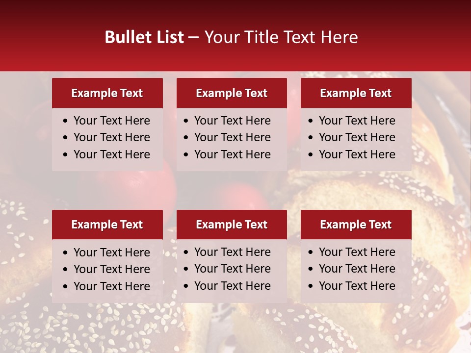 Bread And Tomatoes PowerPoint Template