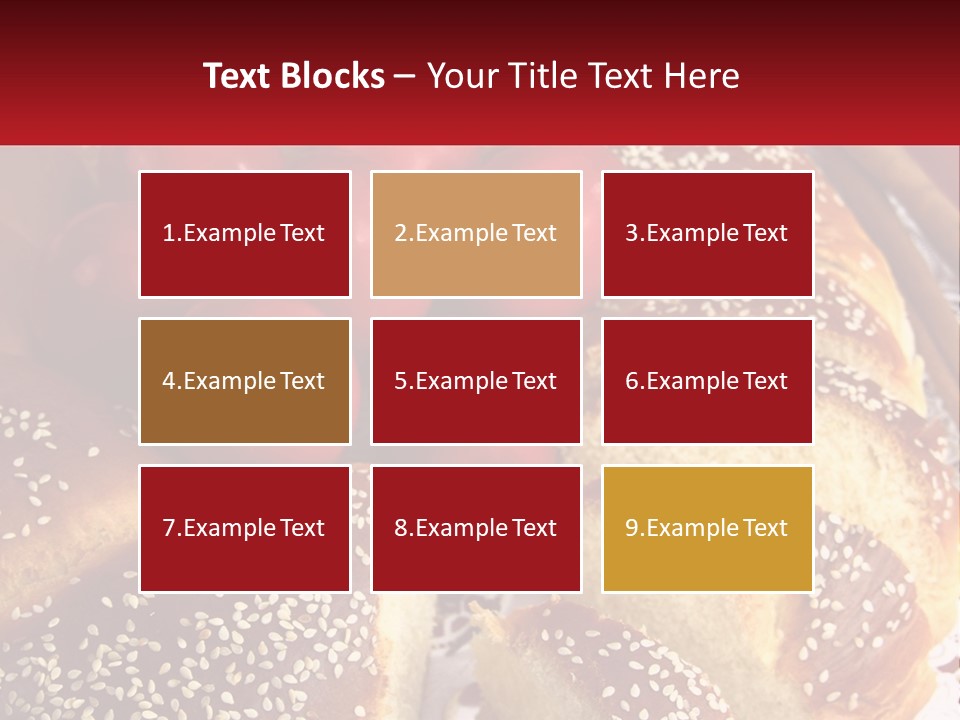 Bread And Tomatoes PowerPoint Template