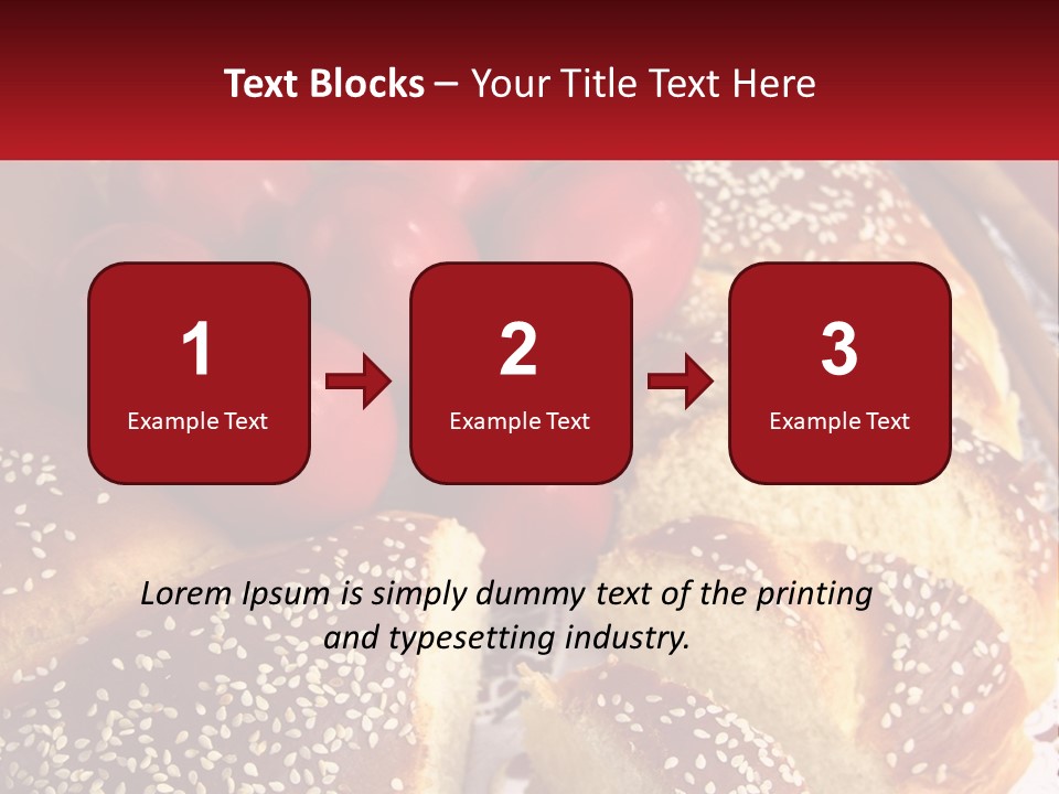 Bread And Tomatoes PowerPoint Template