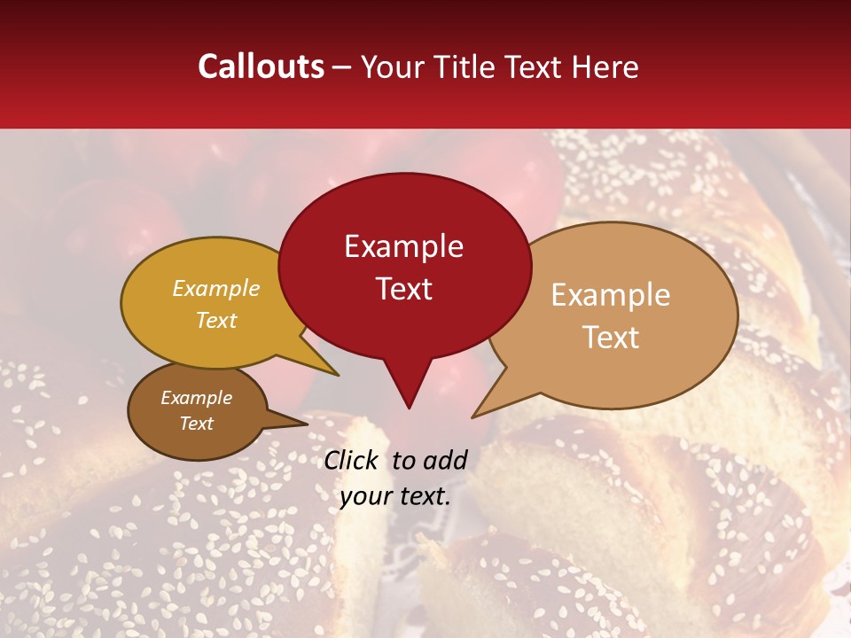 Bread And Tomatoes PowerPoint Template