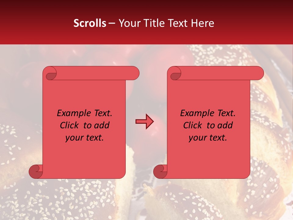 Bread And Tomatoes PowerPoint Template