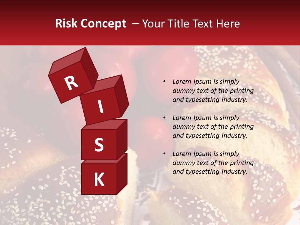 Bread And Tomatoes PowerPoint Template