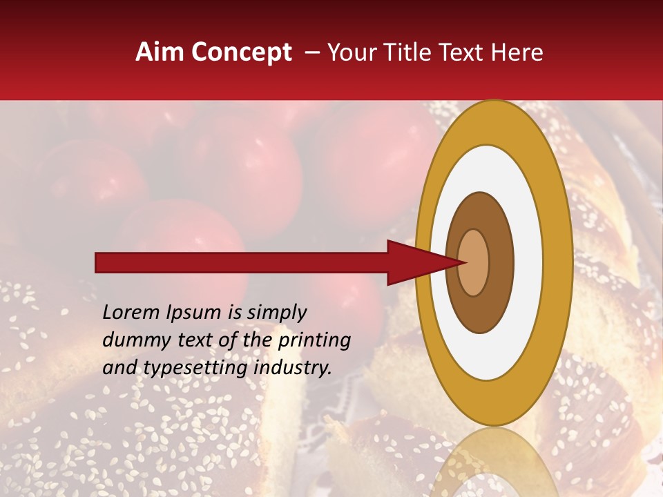 Bread And Tomatoes PowerPoint Template