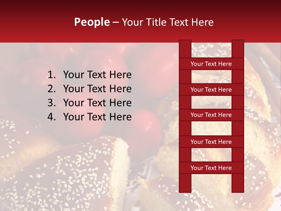 Bread And Tomatoes PowerPoint Template