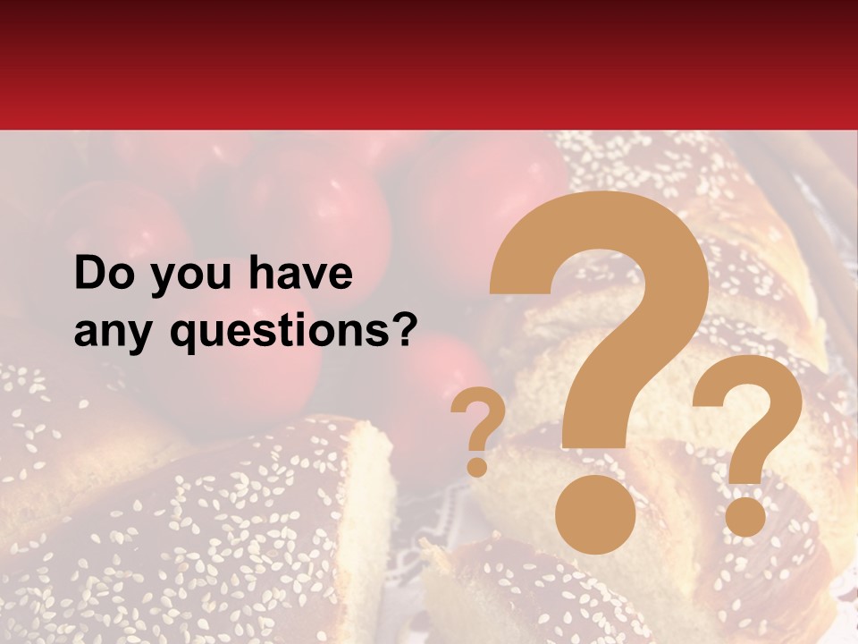 Bread And Tomatoes PowerPoint Template