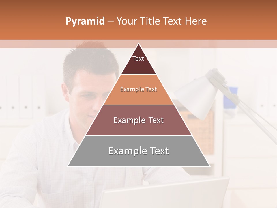 Working On A Laptop PowerPoint Template