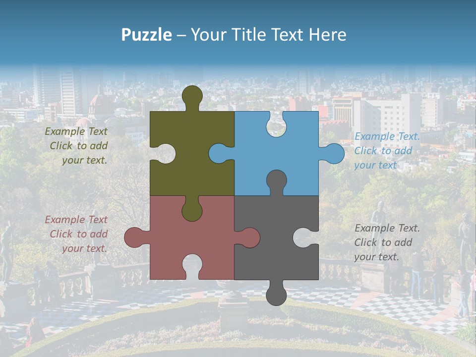 Park In The City PowerPoint Template