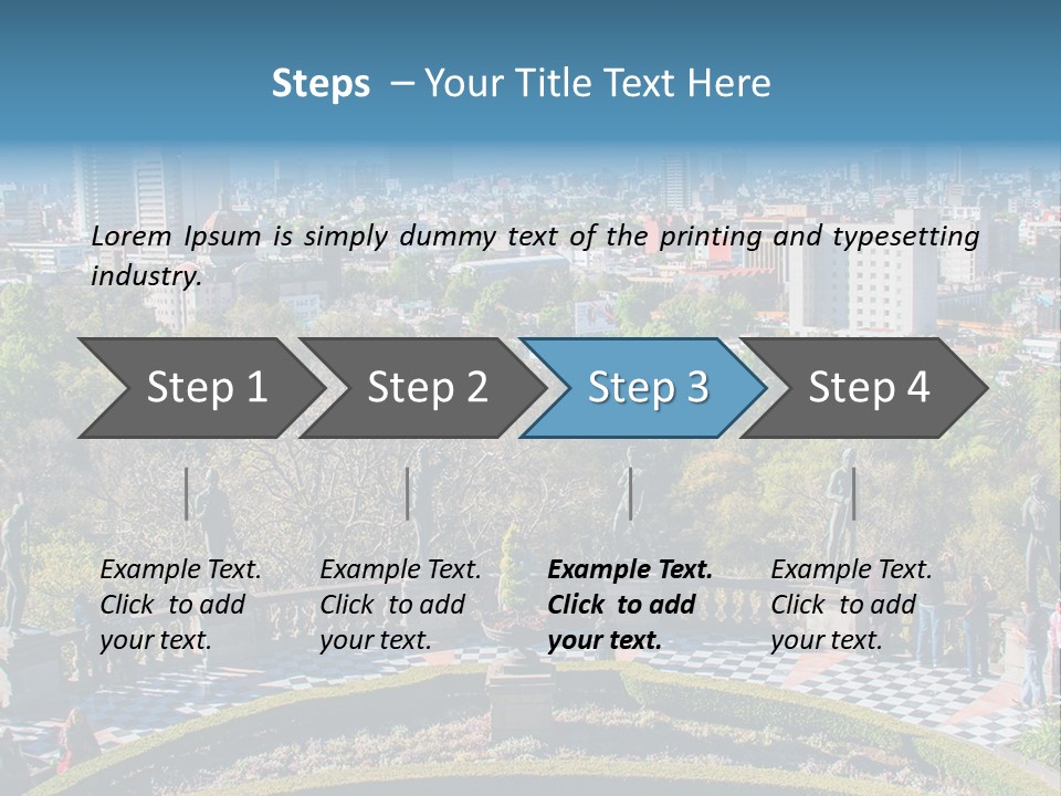 Park In The City PowerPoint Template