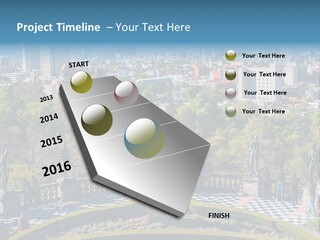 Park In The City PowerPoint Template