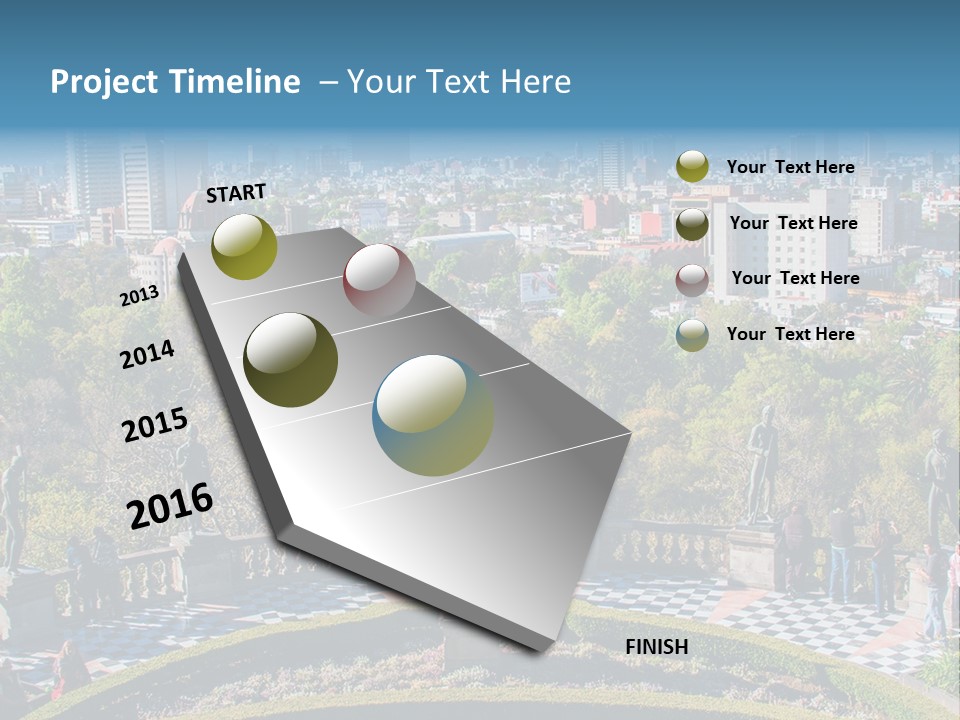 Park In The City PowerPoint Template