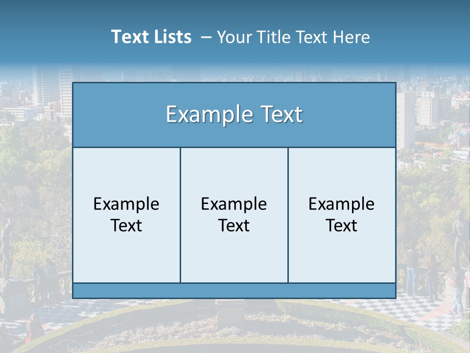 Park In The City PowerPoint Template