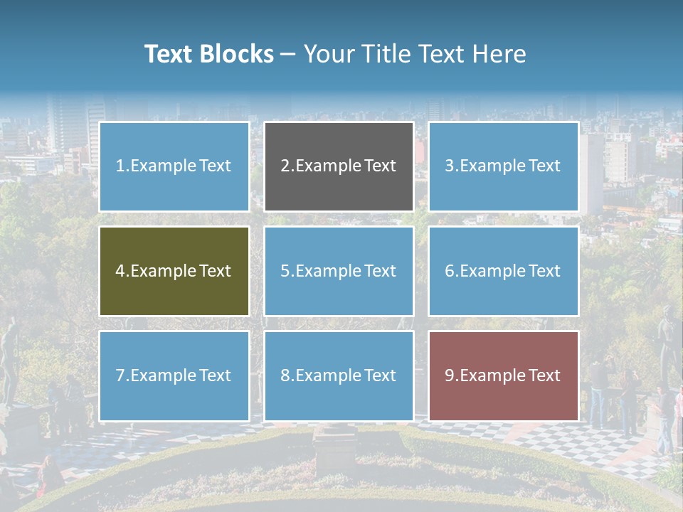 Park In The City PowerPoint Template