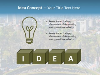 Park In The City PowerPoint Template