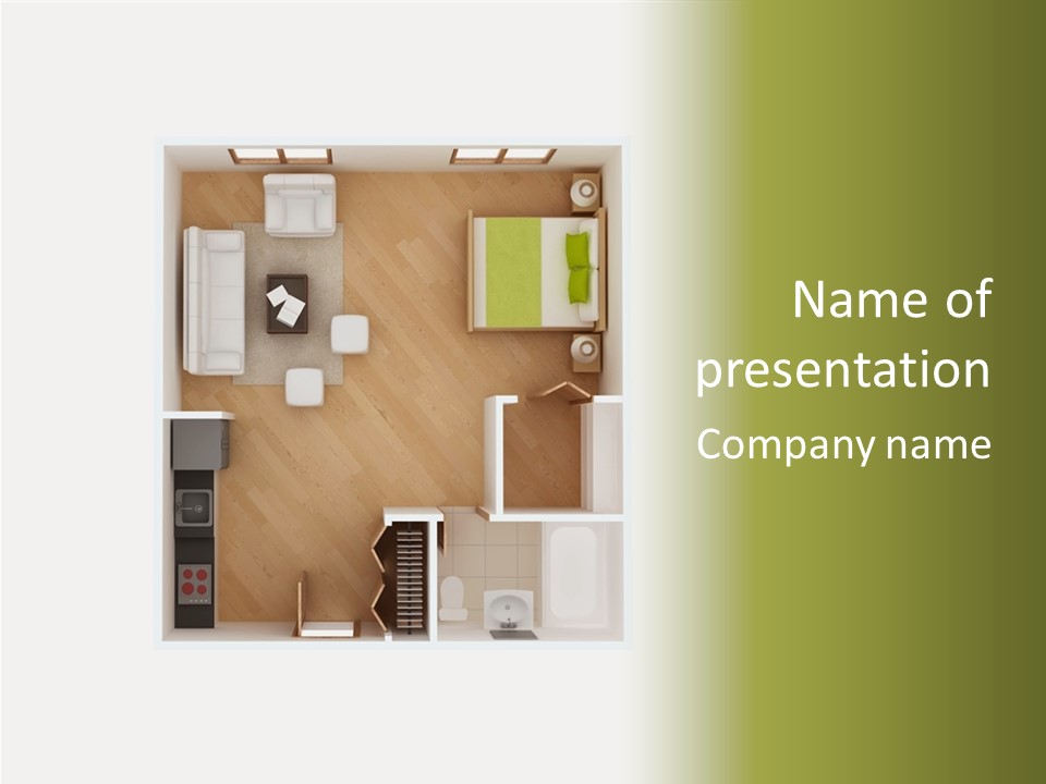 Apartment Plan PowerPoint Template