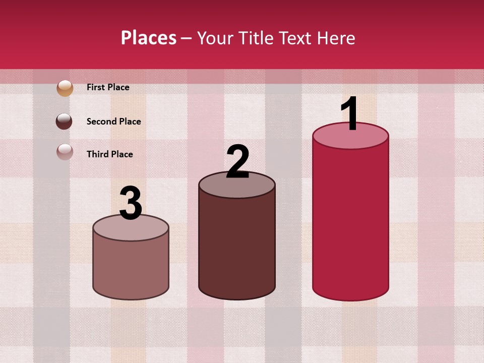 Checkered Tablecloth PowerPoint Template