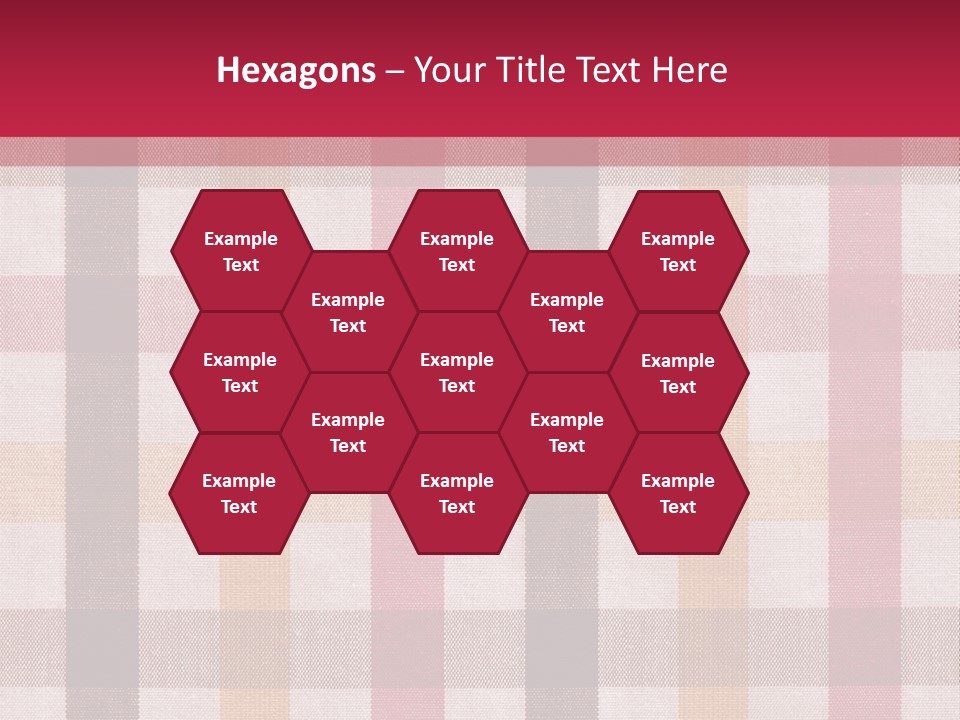 Checkered Tablecloth PowerPoint Template