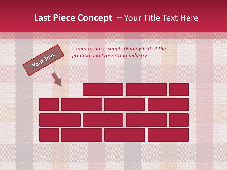 Checkered Tablecloth PowerPoint Template