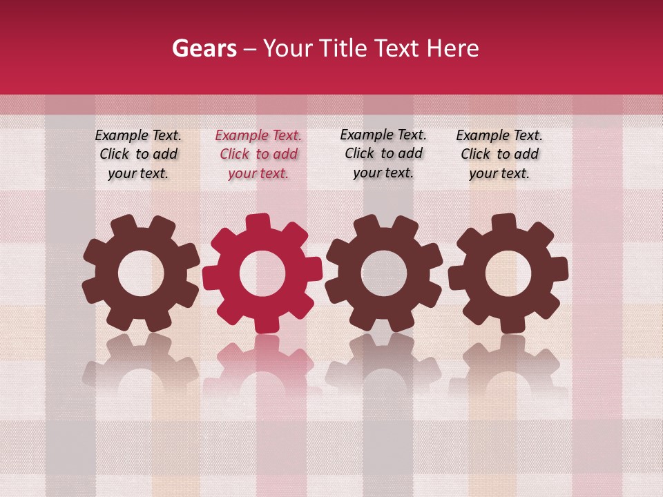 Checkered Tablecloth PowerPoint Template