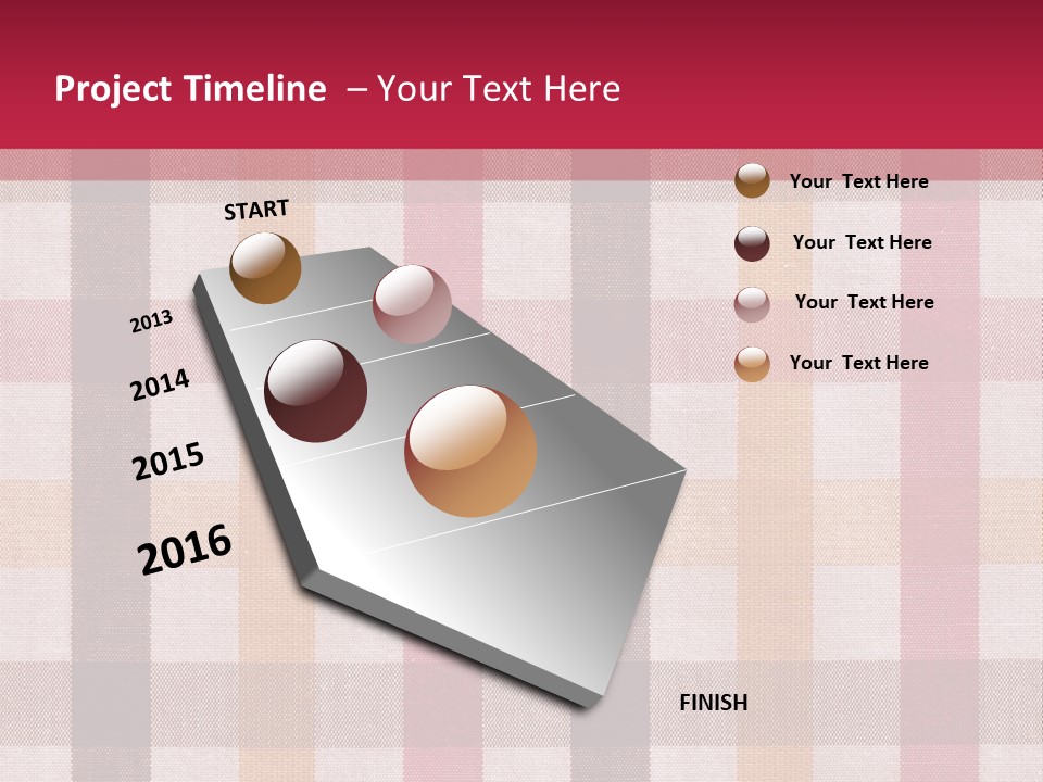 Checkered Tablecloth PowerPoint Template