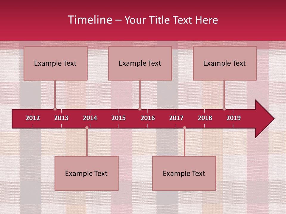 Checkered Tablecloth PowerPoint Template