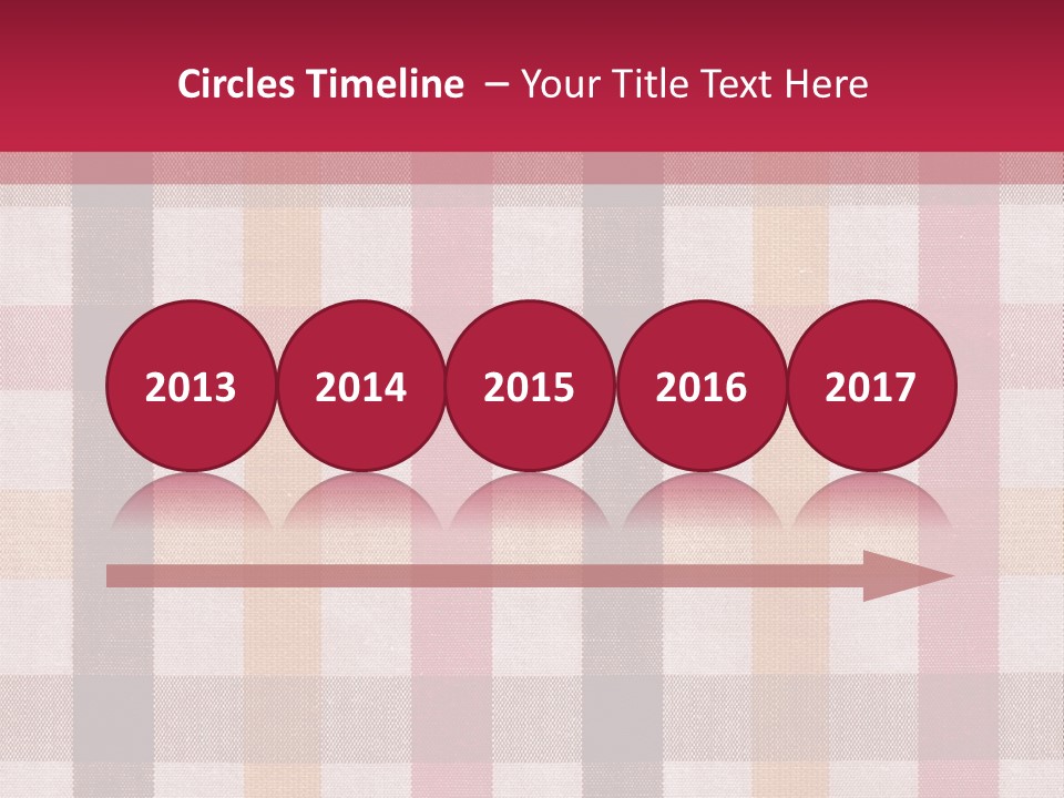 Checkered Tablecloth PowerPoint Template