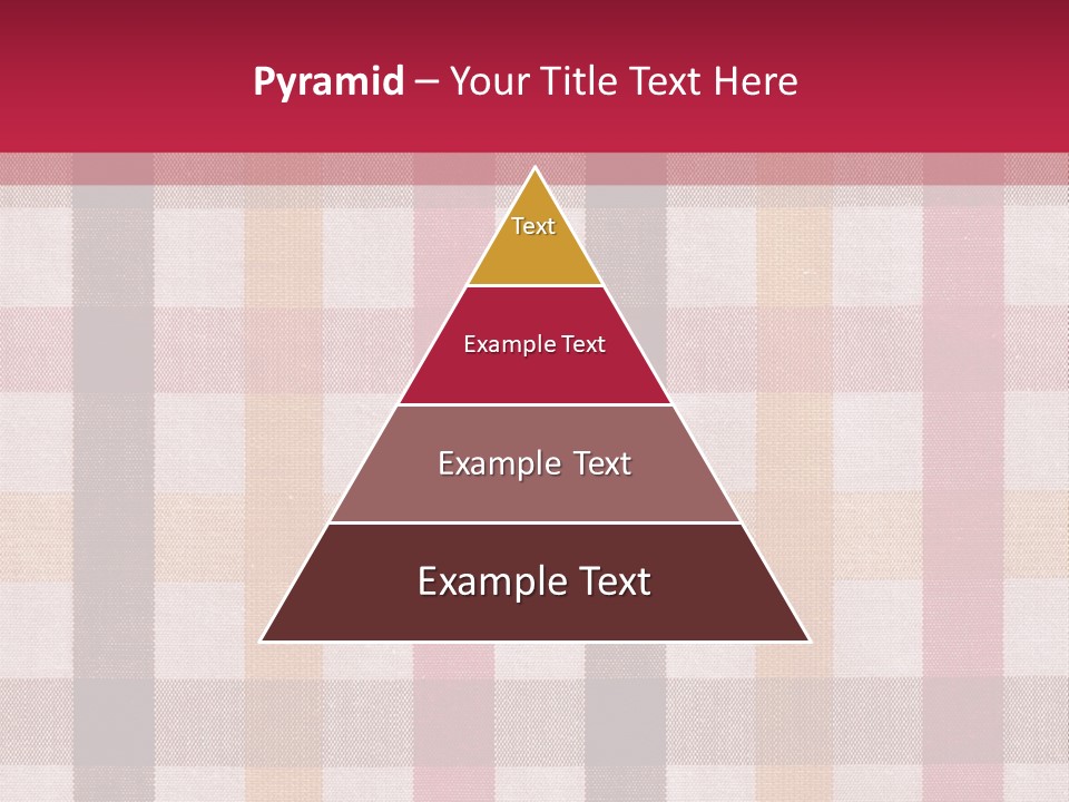 Checkered Tablecloth PowerPoint Template